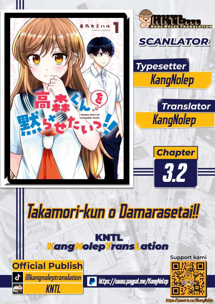 Takamori-kun wo Damarasetai!! Chapter 03.2 Gambar 1