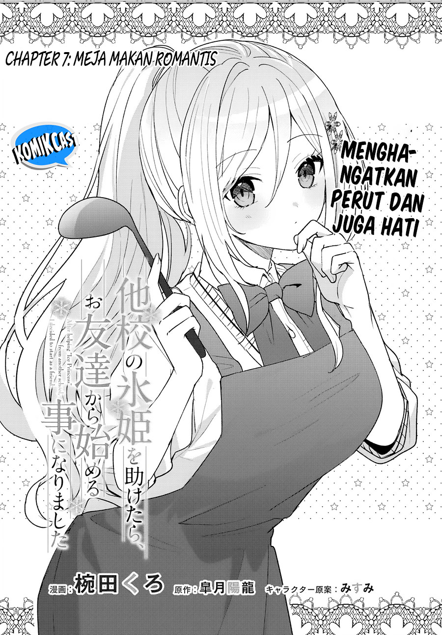 Takou no Koori Hime wo Chikan kara Tasuketara, Otomedachi kara Hajimeru Koto ni Narimashita Chapter 07.1 Gambar 3