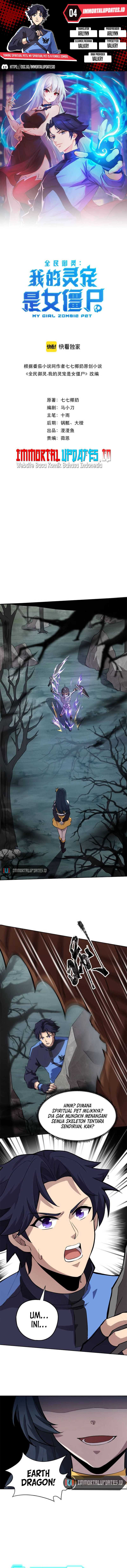 Taming Spiritual Pets: My Spiritual Pet is a Female Zombie Chapter 04 Gambar 1