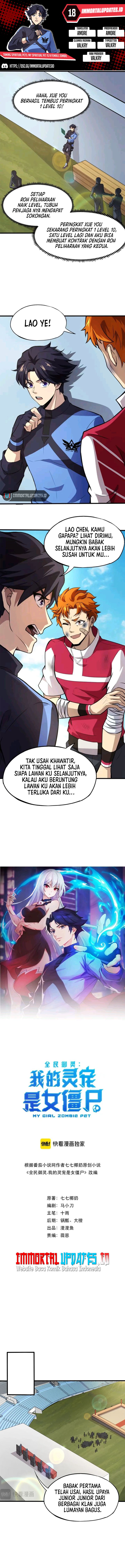 Taming Spiritual Pets: My Spiritual Pet is a Female Zombie Chapter 18 Gambar 1