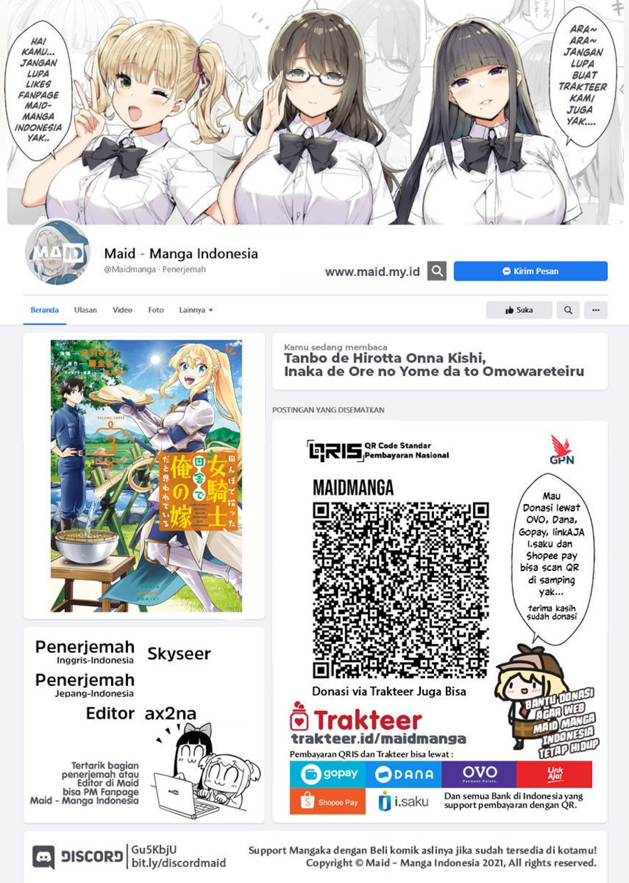 Tanbo de Hirotta Onna Kishi, Inaka de Ore no Yome da to Omowareteiru Chapter 28 Gambar 2