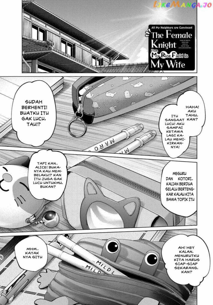 Tanbo de Hirotta Onna Kishi, Inaka de Ore no Yome da to Omowareteiru Chapter 32 Gambar 3