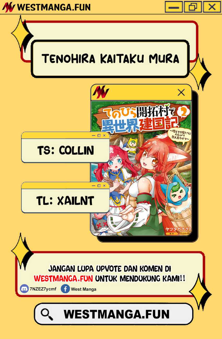 Tenohira Kaitaku Mura de Isekai Kenkokuki: Fueteku Yome-tachi to Nonbiri Mujintou Life Chapter 56 Gambar 4