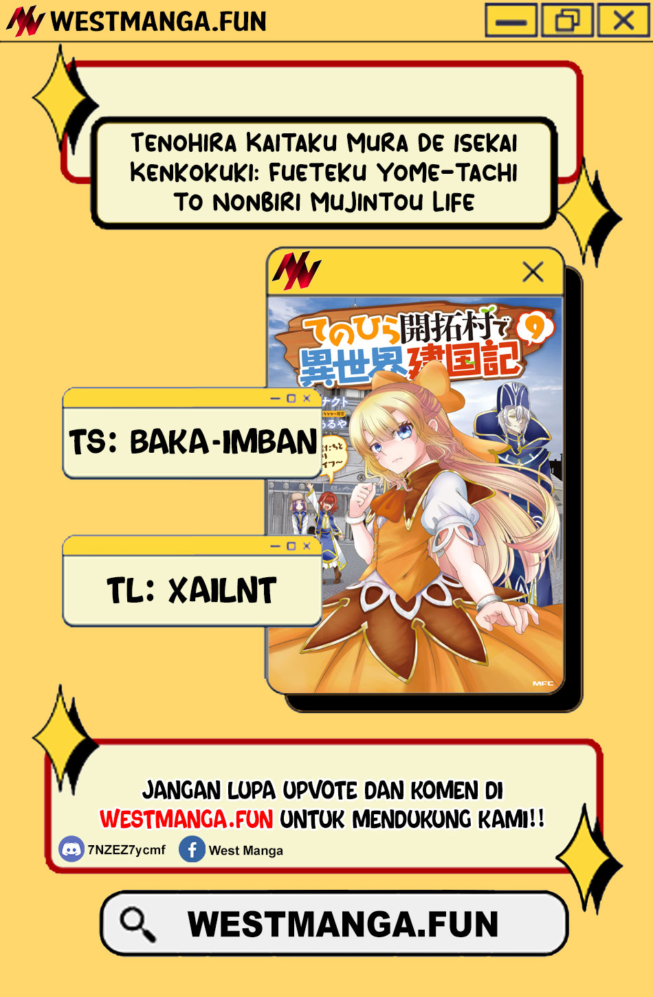 Tenohira Kaitaku Mura de Isekai Kenkokuki: Fueteku Yome-tachi to Nonbiri Mujintou Life Chapter 57 Gambar 4