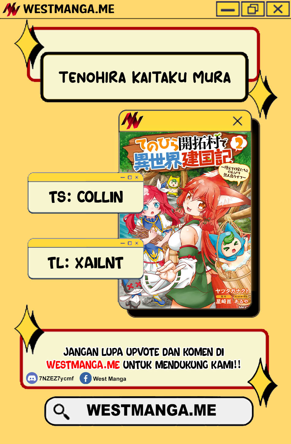 Tenohira Kaitaku Mura de Isekai Kenkokuki: Fueteku Yome-tachi to Nonbiri Mujintou Life Chapter 60 Gambar 4