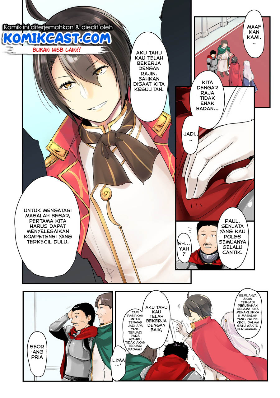Tensai Ouji no Akaji Kokka Saisei Jutsu – Souda, Baikoku Shiyou Chapter 01 Gambar 4