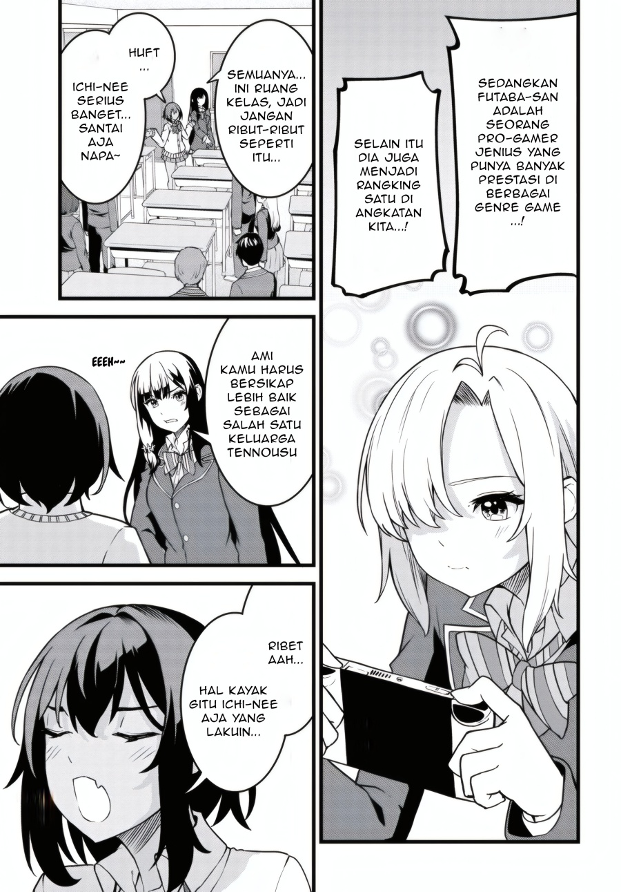Tensai Bishoujo Sanshimai wa Isourou ni Dake Choro Kawaii Chapter 01 Gambar 13