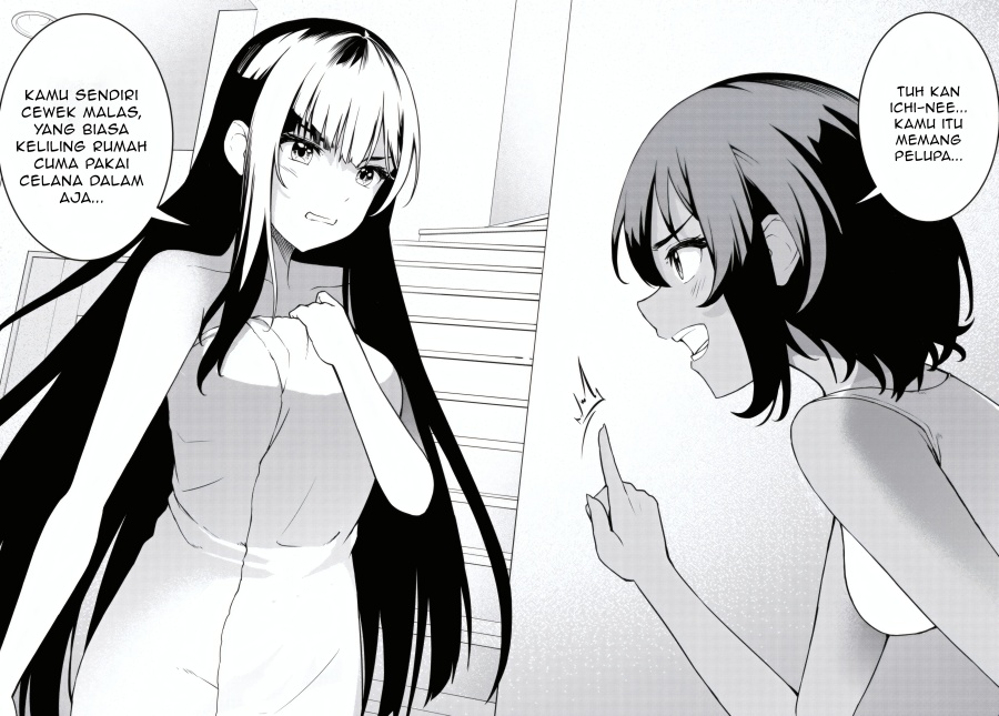 Tensai Bishoujo Sanshimai wa Isourou ni Dake Choro Kawaii Chapter 01 Gambar 42