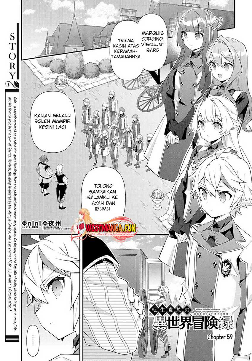 Tensei Kizoku no Isekai Boukenroku ~Jichou wo Shiranai Kamigami no Shit Chapter 59 Gambar 4