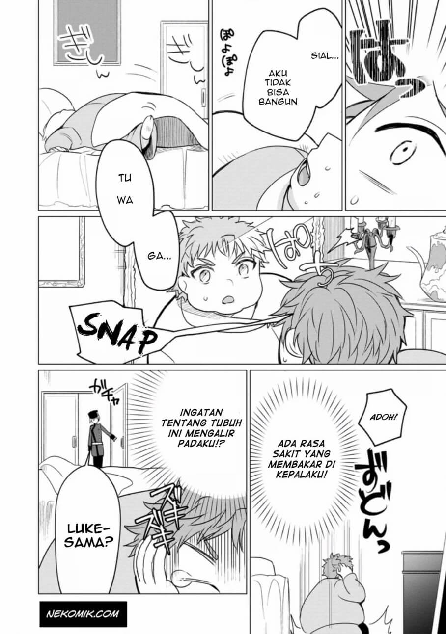 Tensei Saki ga Zannen Ouji Datta Ken: Ima wa Fukkin 1-kai mo Dekinai kedo Yasete Isekai Sukuimasu Chapter 01.3 Gambar 7
