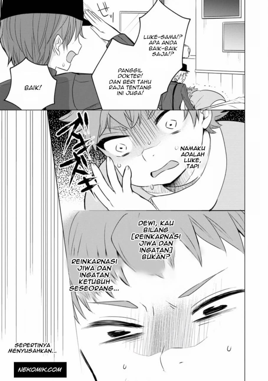Tensei Saki ga Zannen Ouji Datta Ken: Ima wa Fukkin 1-kai mo Dekinai kedo Yasete Isekai Sukuimasu Chapter 01.3 Gambar 8