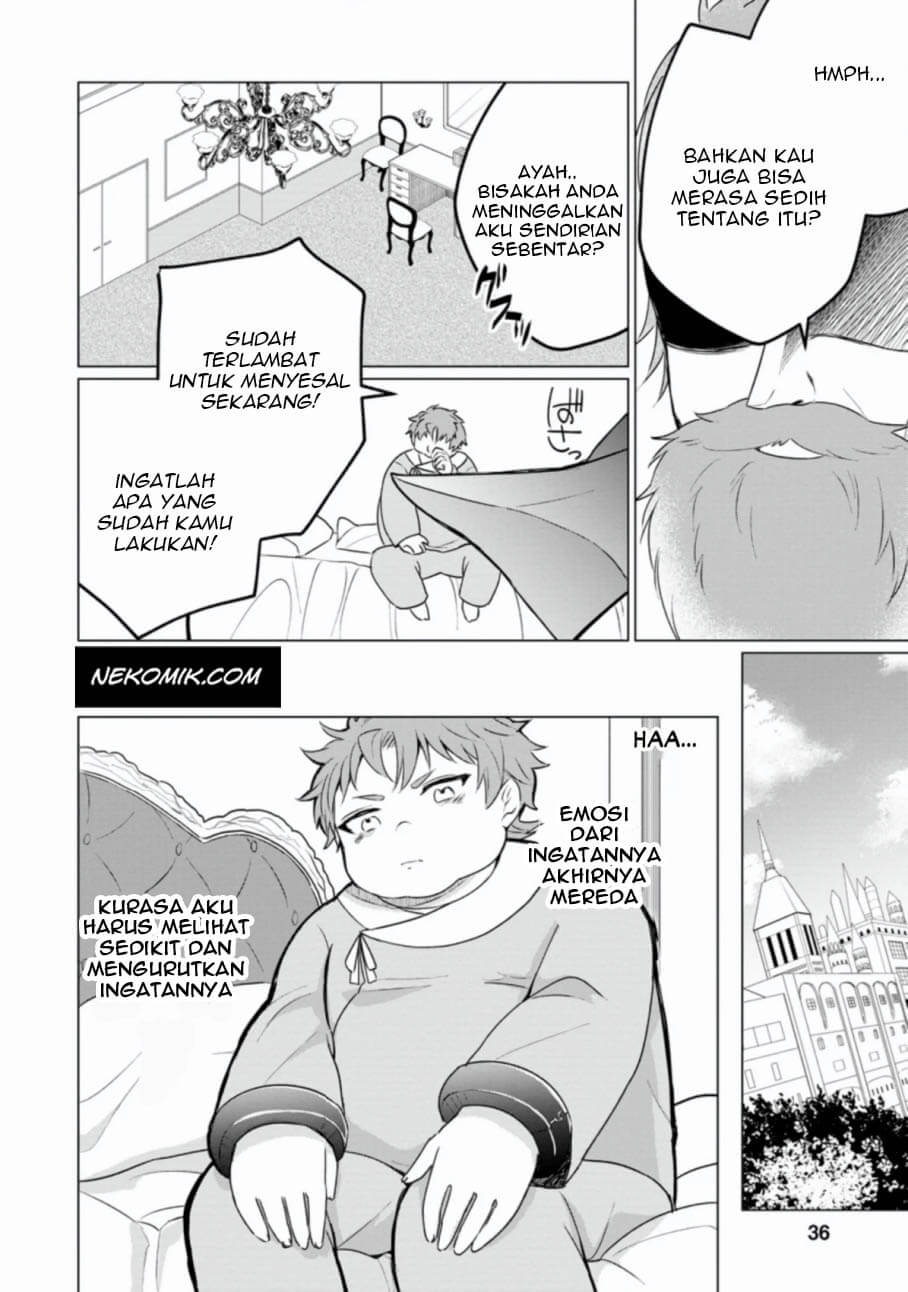 Tensei Saki ga Zannen Ouji Datta Ken: Ima wa Fukkin 1-kai mo Dekinai kedo Yasete Isekai Sukuimasu Chapter 02.1 Gambar 5