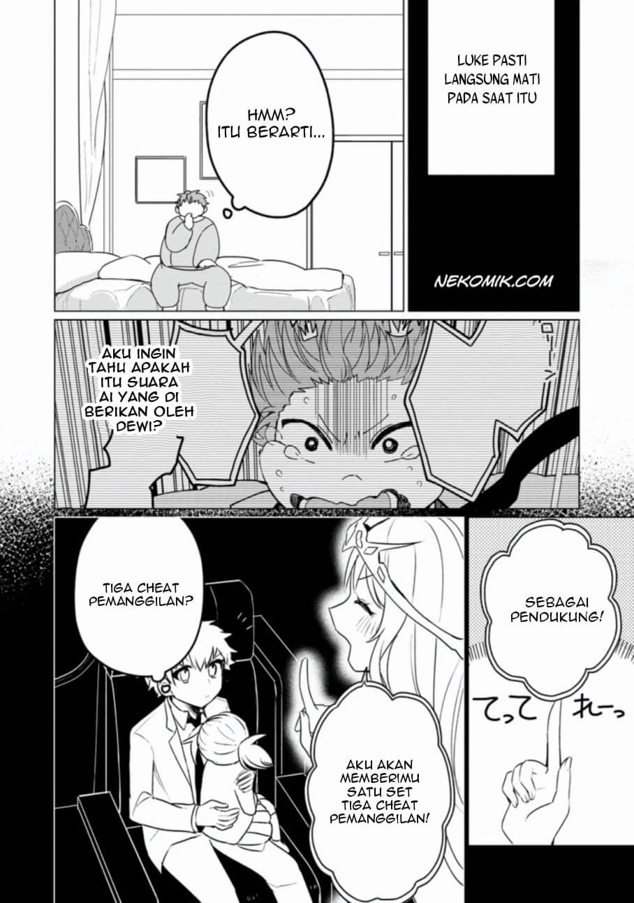 Tensei Saki ga Zannen Ouji Datta Ken: Ima wa Fukkin 1-kai mo Dekinai kedo Yasete Isekai Sukuimasu Chapter 02.1 Gambar 9