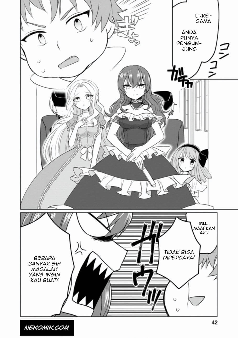 Tensei Saki ga Zannen Ouji Datta Ken: Ima wa Fukkin 1-kai mo Dekinai kedo Yasete Isekai Sukuimasu Chapter 02.1 Gambar 11