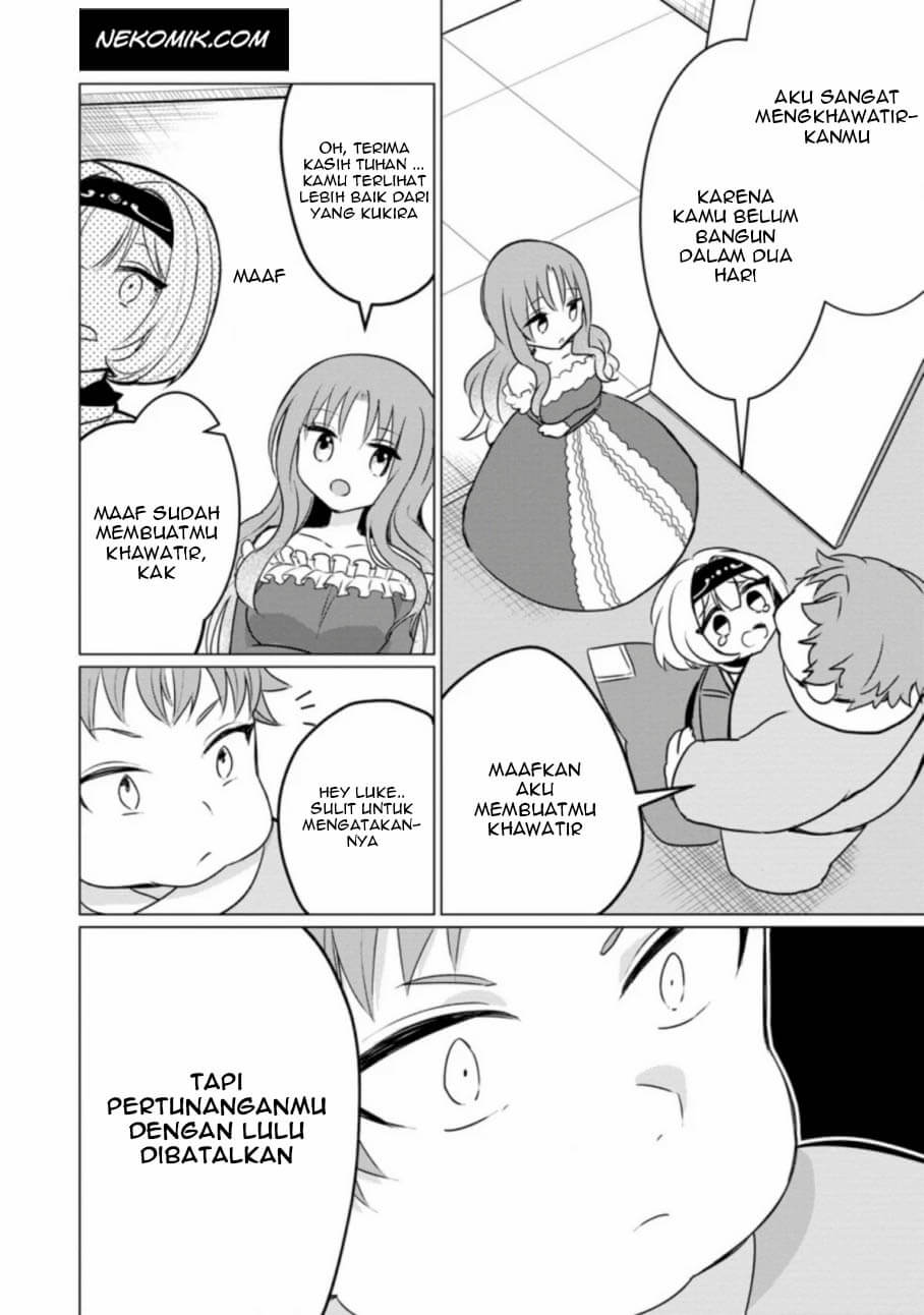 Tensei Saki ga Zannen Ouji Datta Ken: Ima wa Fukkin 1-kai mo Dekinai kedo Yasete Isekai Sukuimasu Chapter 02.2 Gambar 5