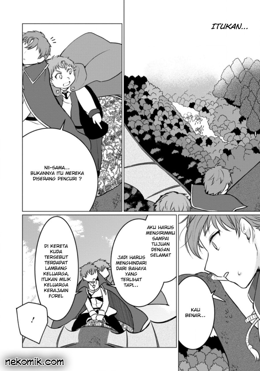 Tensei Saki ga Zannen Ouji Datta Ken: Ima wa Fukkin 1-kai mo Dekinai kedo Yasete Isekai Sukuimasu Chapter 03.2 Gambar 8