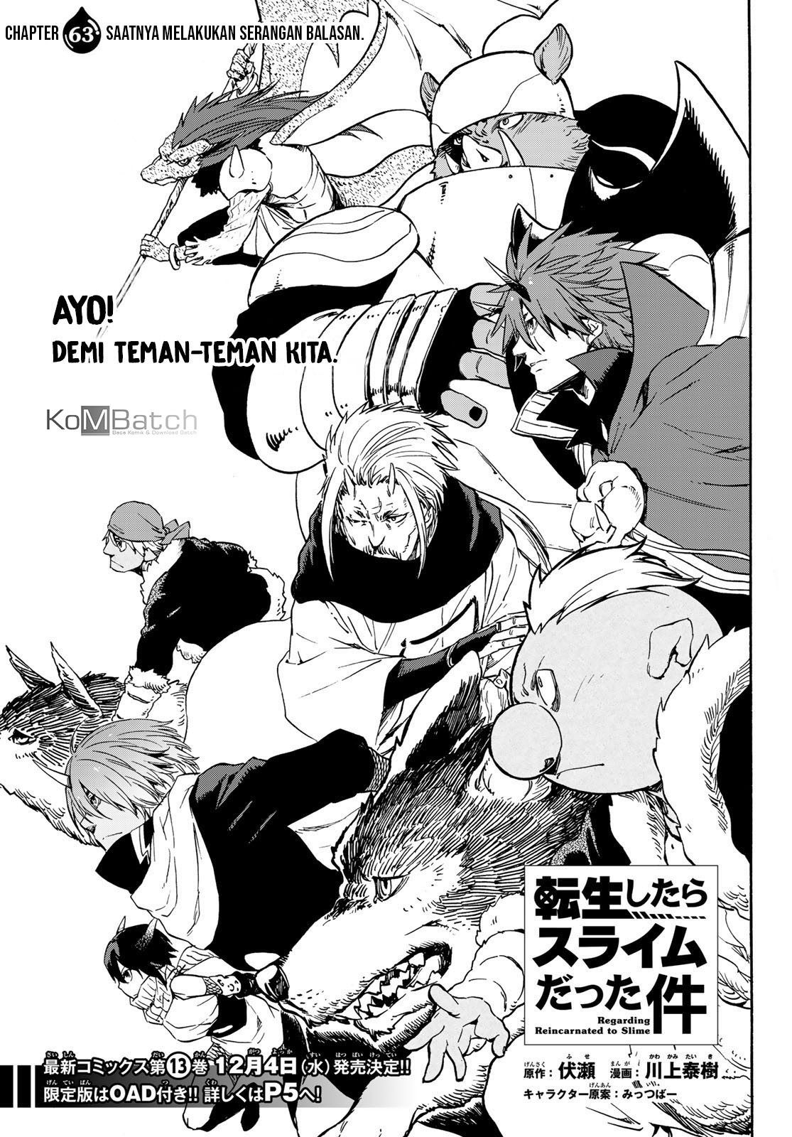 Tensei Shitara Slime Datta Ken Chapter 63 Gambar 1