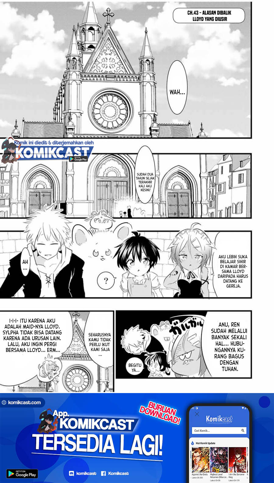 Tensei Shitara dai Nana Ouji dattanode, Kimamani Majutsu o Kiwamemasu Chapter 43 Gambar 2