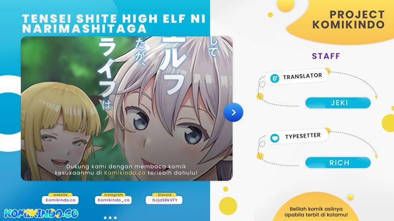 Tensei Shite High Elf ni Narimashitaga, Slow Life wa 120-nen de Akimashita Chapter 10 Gambar 1