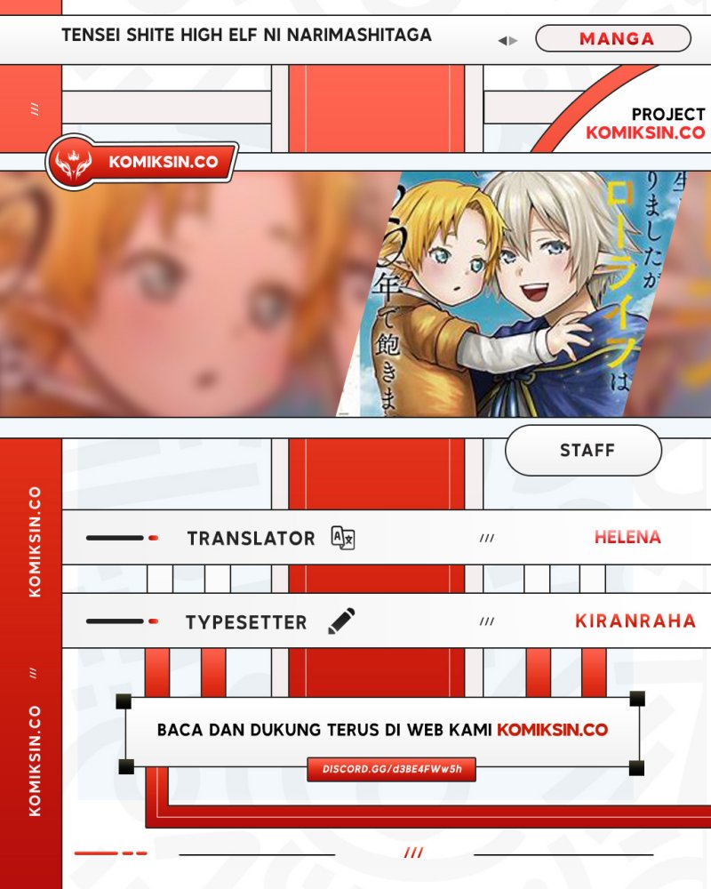 Tensei Shite High Elf ni Narimashitaga, Slow Life wa 120-nen de Akimashita Chapter 29 Gambar 1