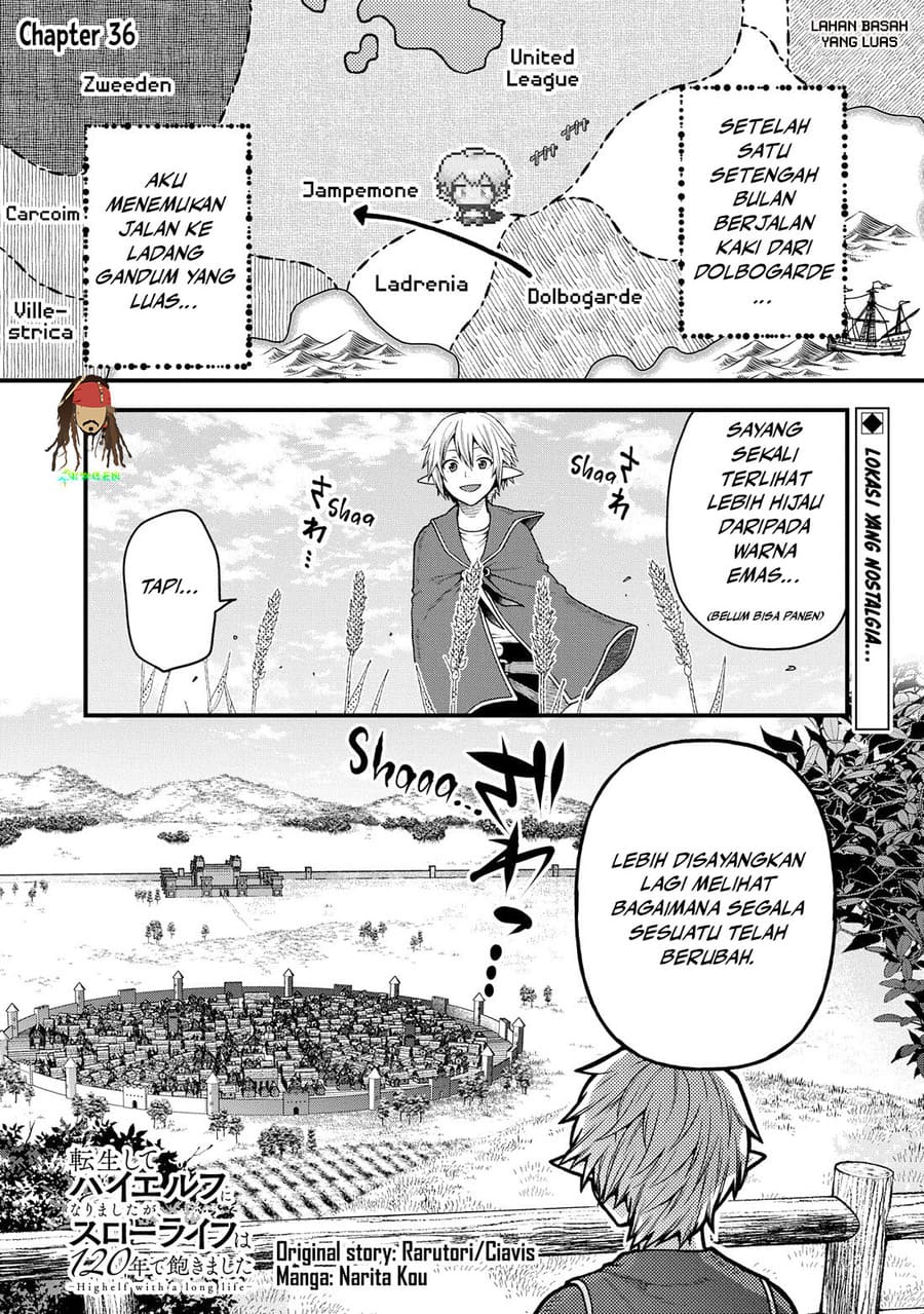 Tensei Shite High Elf ni Narimashitaga, Slow Life wa 120-nen de Akimashita Chapter 36 Gambar 1