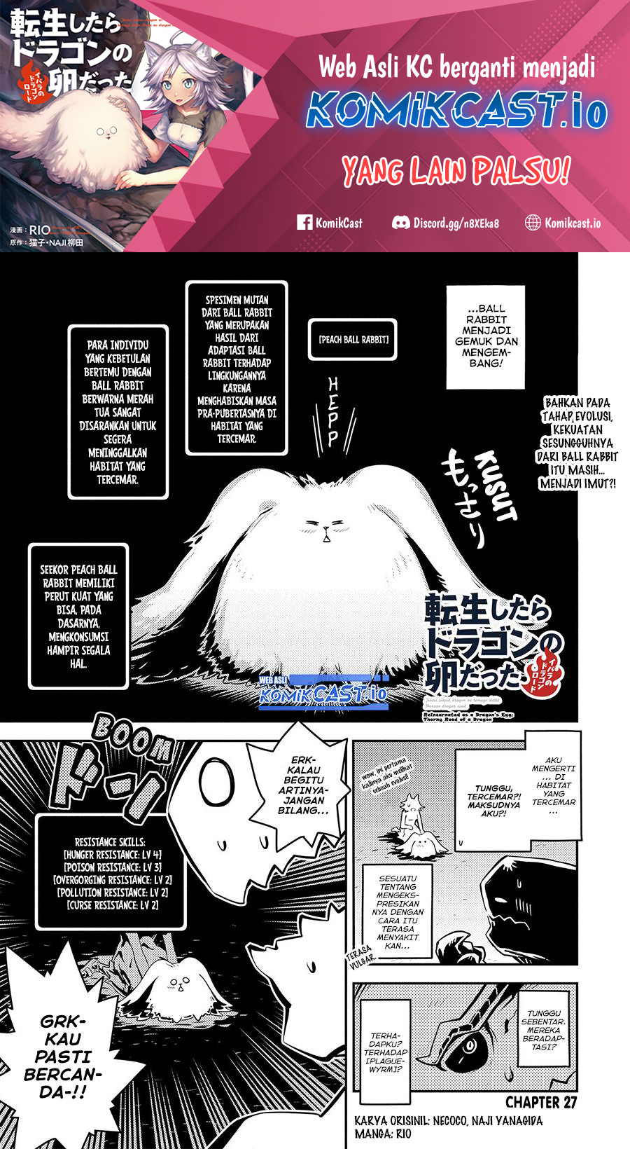 Tensei shitara Dragon no Tamago datta: Saikyou Igai Mezasanee Chapter 27 Gambar 2