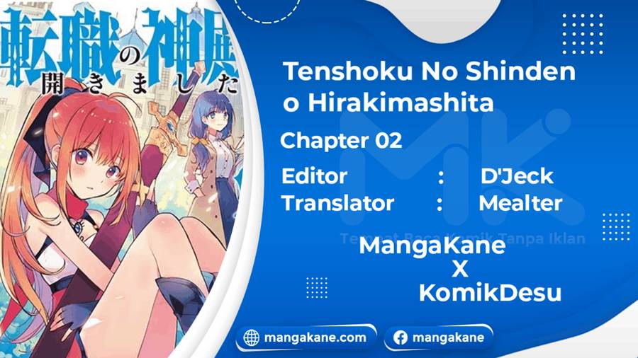 Tenshoku no Shinden wo Hirakimashita Chapter 02 Gambar 1