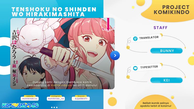 Tenshoku no Shinden wo Hirakimashita Chapter 18 Gambar 1