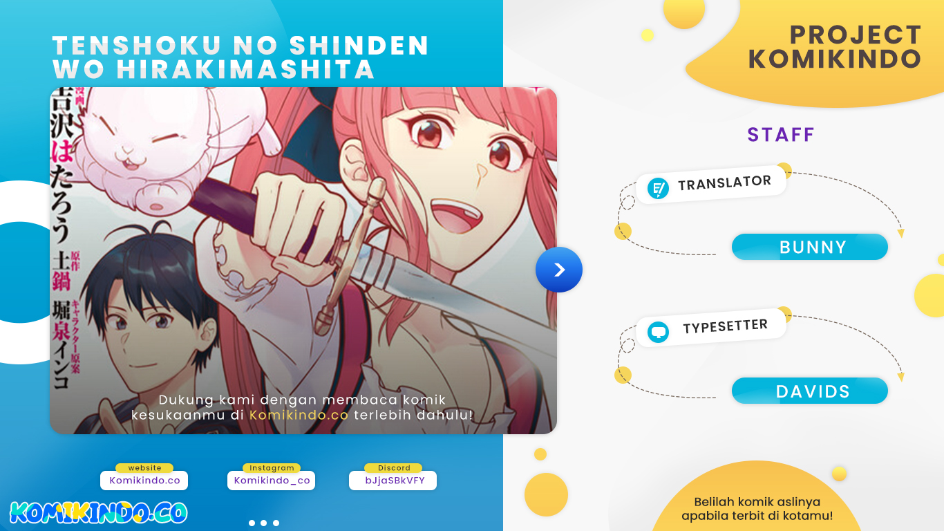 Tenshoku no Shinden wo Hirakimashita Chapter 19 Gambar 1