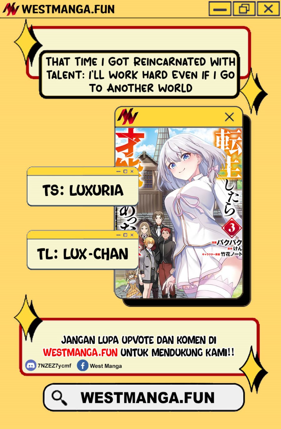 That Time I Got Reincarnated With Talent ~I’ll Work Hard Even if I Go to Another World~ Chapter 23 Gambar 1