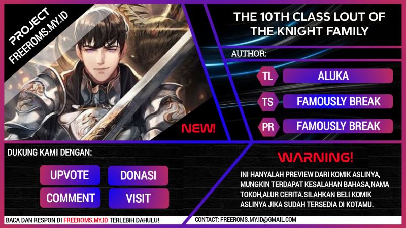 The 10th Class Lout of the Knight Family Chapter 02 Gambar 1