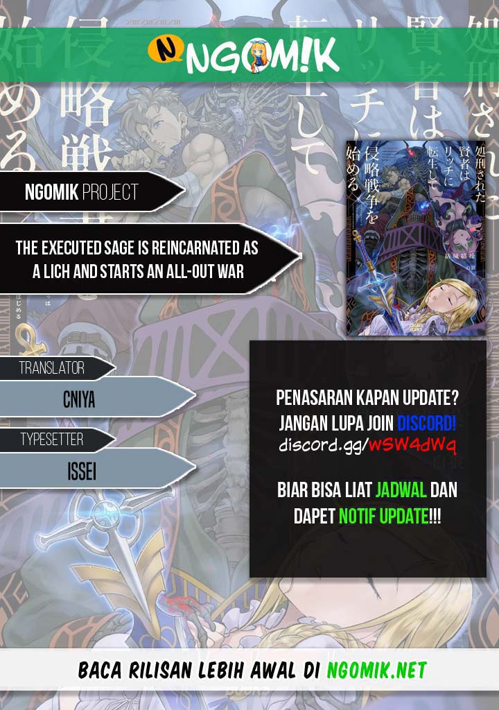 The Executed Sage is Reincarnated as a Lich and Starts an All-Out War Chapter 15 Gambar 1