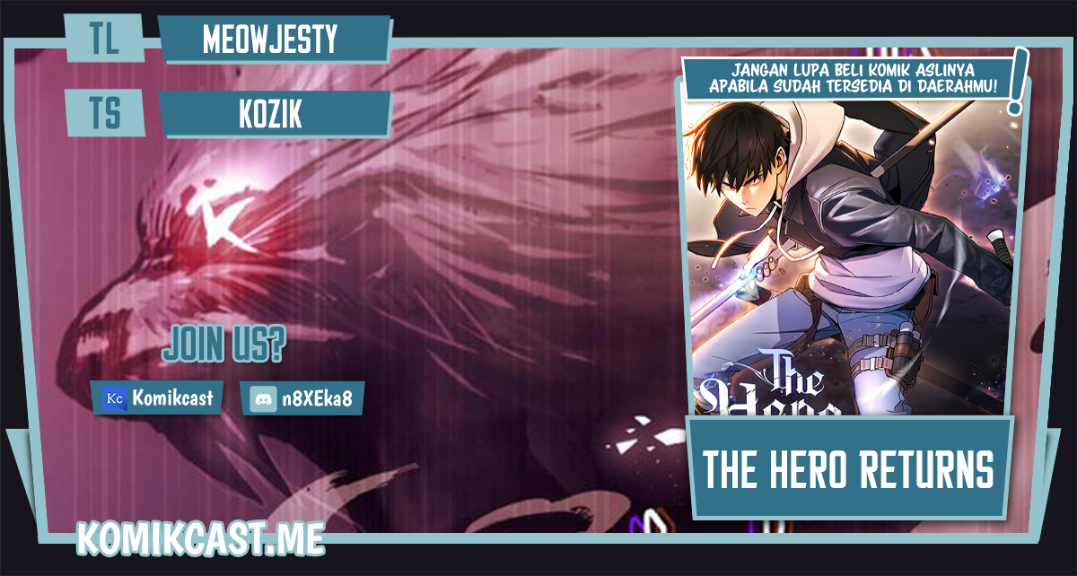 The Hero Returns Chapter 33 Gambar 1