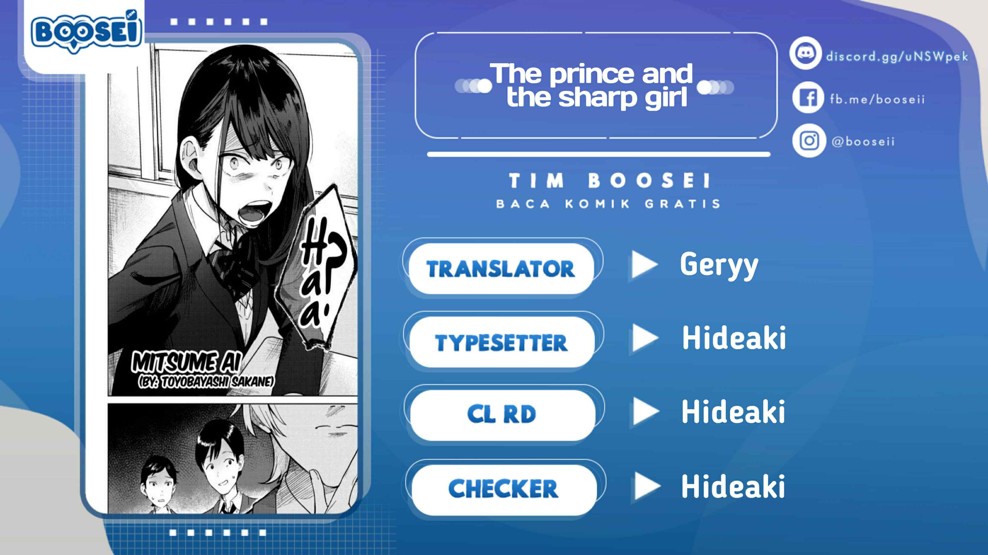 The Prince and the Sharp Girl Chapter 00 Gambar 1