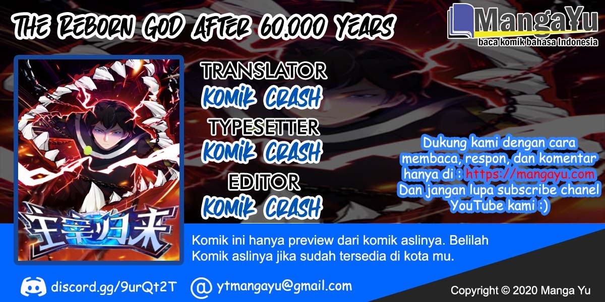The Reborn God After 60.000 Years Chapter 01 Gambar 1