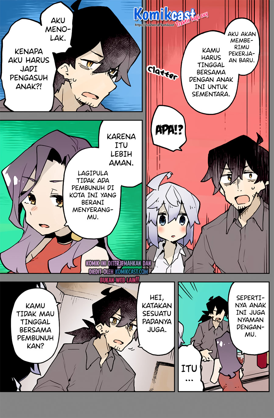 The Terrifying Hitman and the Little Girl He Took in Chapter 003 Gambar 4