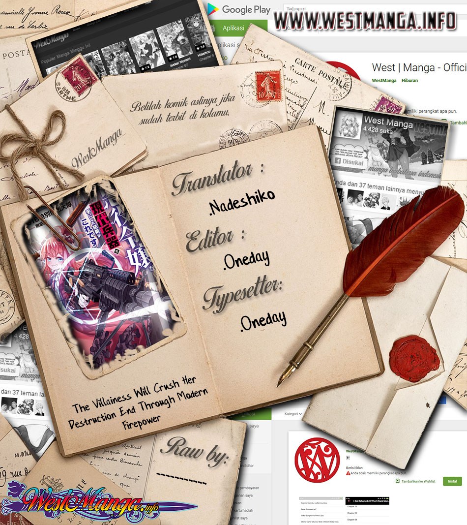 The Villainess Will Crush Her Destruction End Through Modern Firepower Chapter 01 Gambar 2