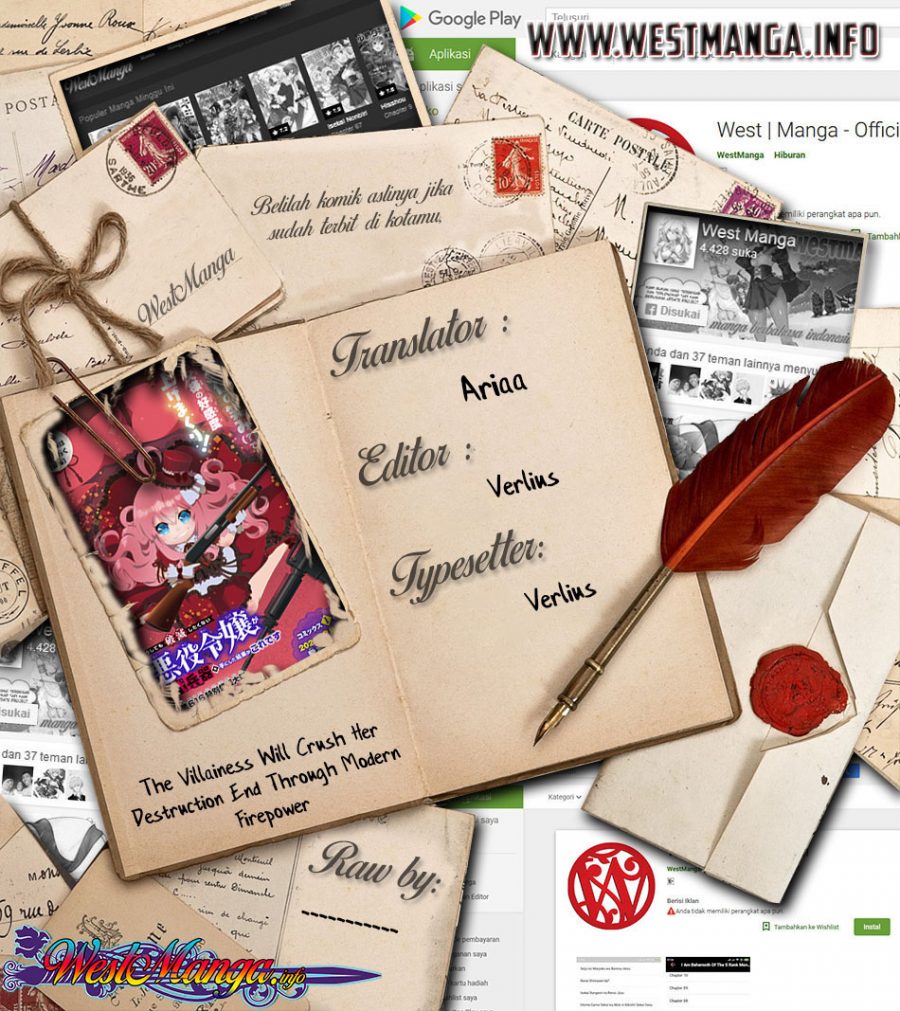 The Villainess Will Crush Her Destruction End Through Modern Firepower Chapter 21 Gambar 1