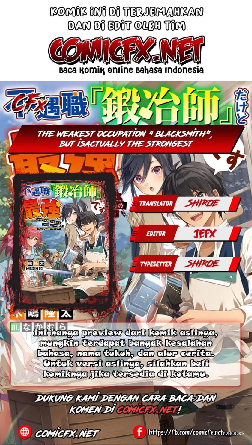 The Weakest Occupation “Blacksmith,” but It’s Actually the Strongest Chapter 03.2 Gambar 1