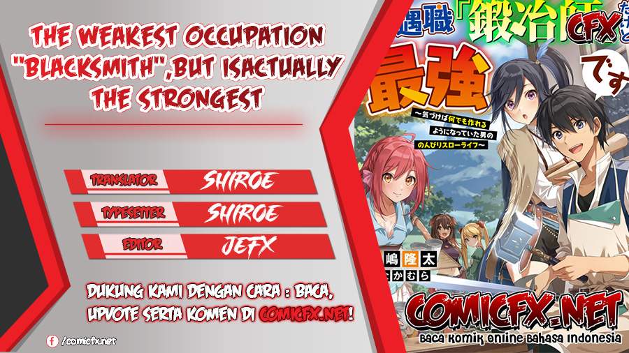 The Weakest Occupation “Blacksmith,” but It’s Actually the Strongest Chapter 11 Gambar 1