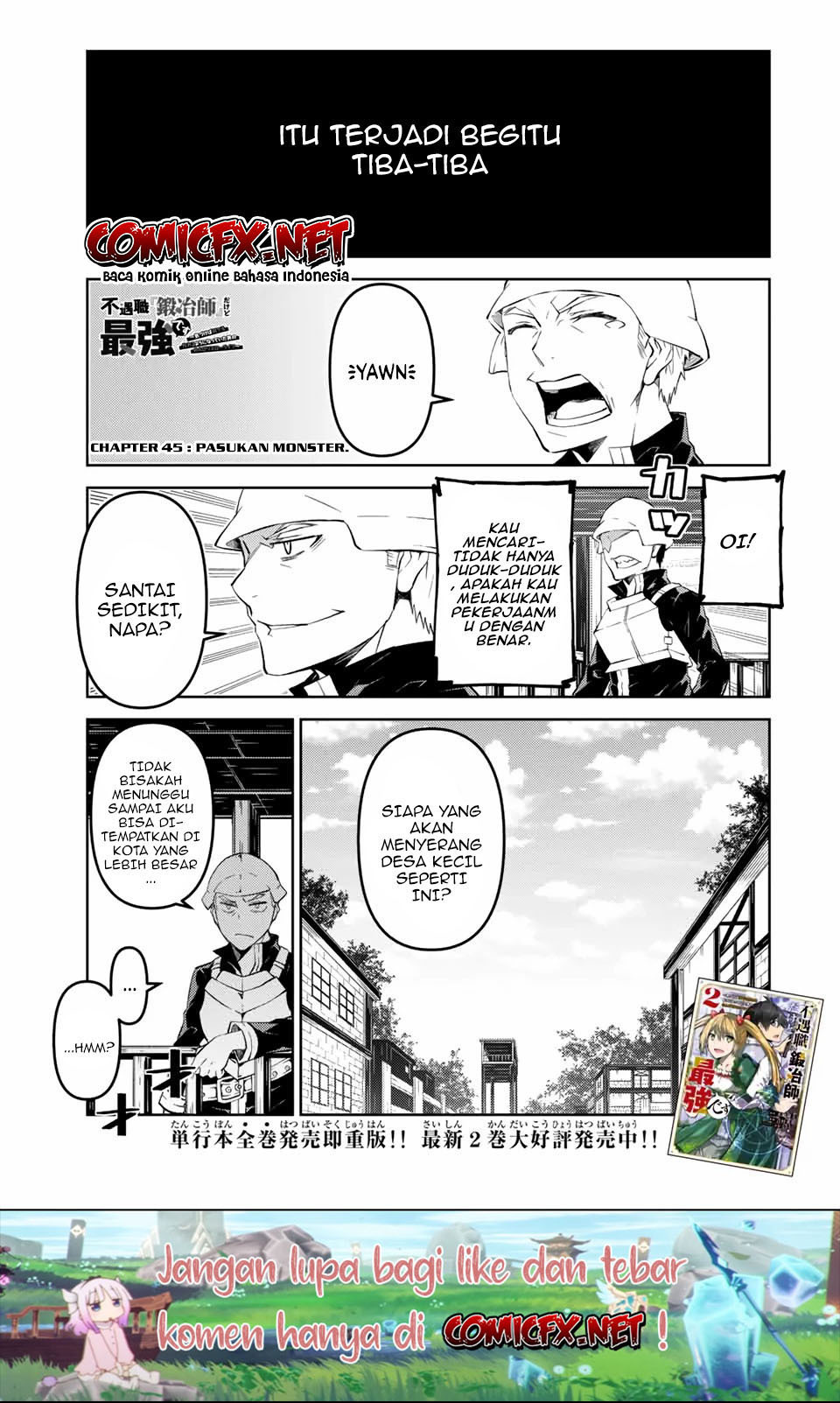The Weakest Occupation “Blacksmith,” but It’s Actually the Strongest Chapter 45 Gambar 2