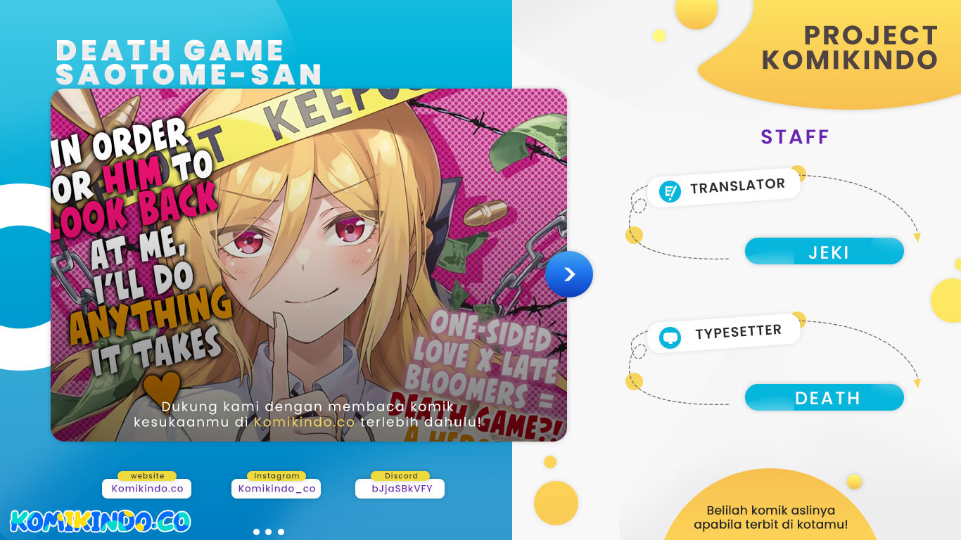 The Death Game Is All That Saotome-san Has Left Chapter 05 Gambar 1