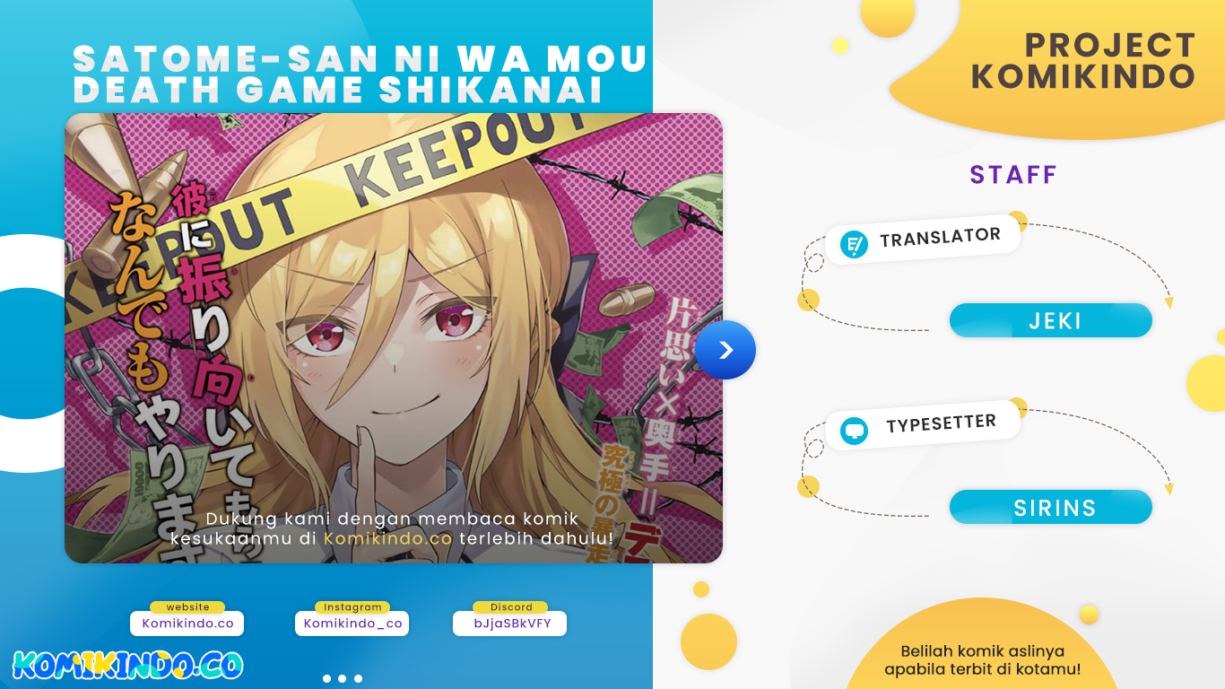 The Death Game Is All That Saotome-san Has Left Chapter 22 Gambar 1