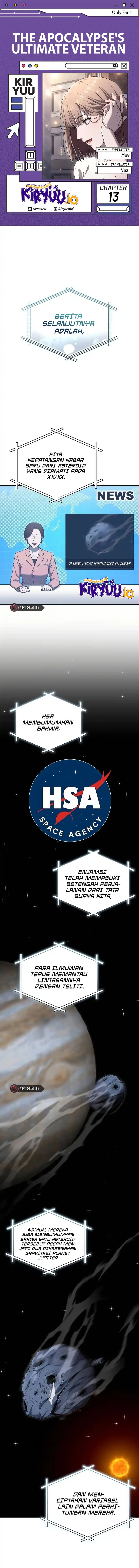 The Apocalypse’s Ultimate Veteran Chapter 13 Gambar 1