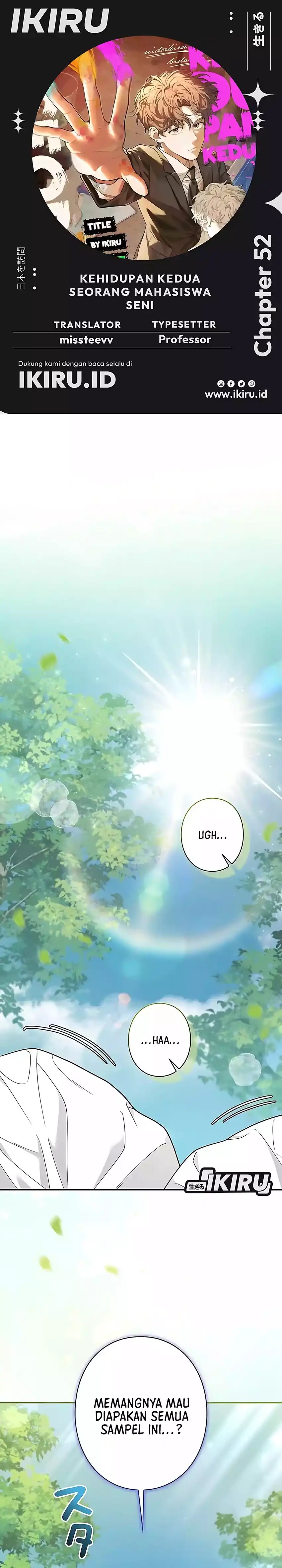 The Art Student Who Lived Twice Chapter 52 Gambar 1