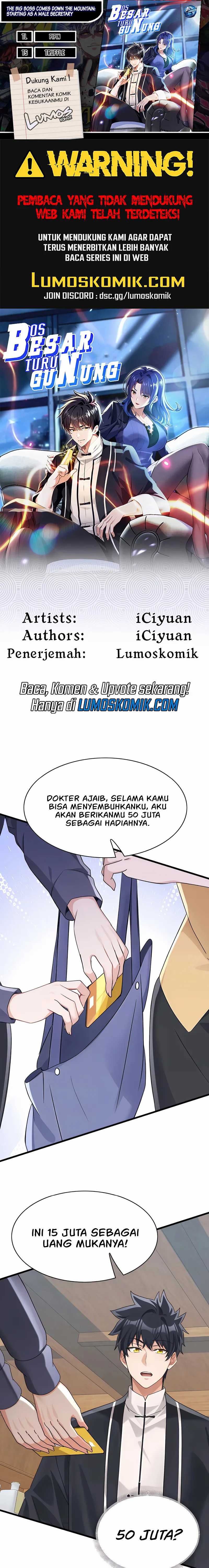 The Big Boss Comes Down the Mountain: Starting as a Male Secretary Chapter 57 Fix Gambar 1