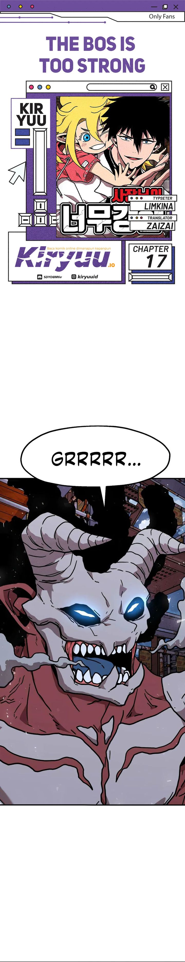 The Boss Is Too Strong Chapter 17 Gambar 1