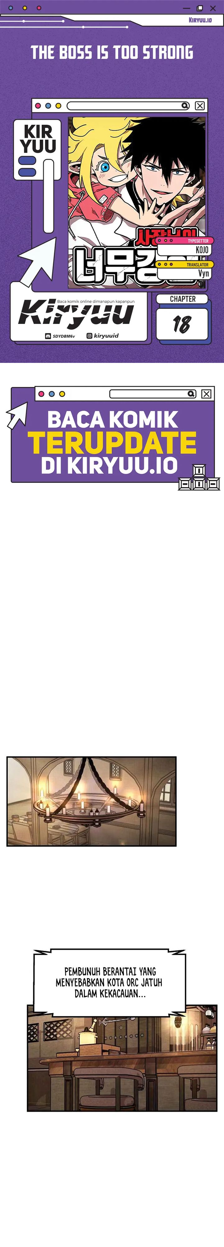 The Boss Is Too Strong Chapter 18 Gambar 1