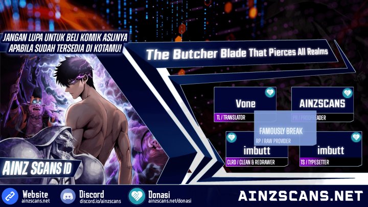 The Butcher Blade That Pierces All Realms Chapter 20 Gambar 1