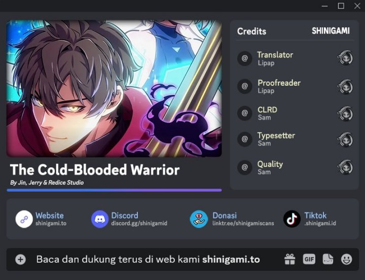 The Cold-Blooded Warrior Chapter 04 Gambar 1